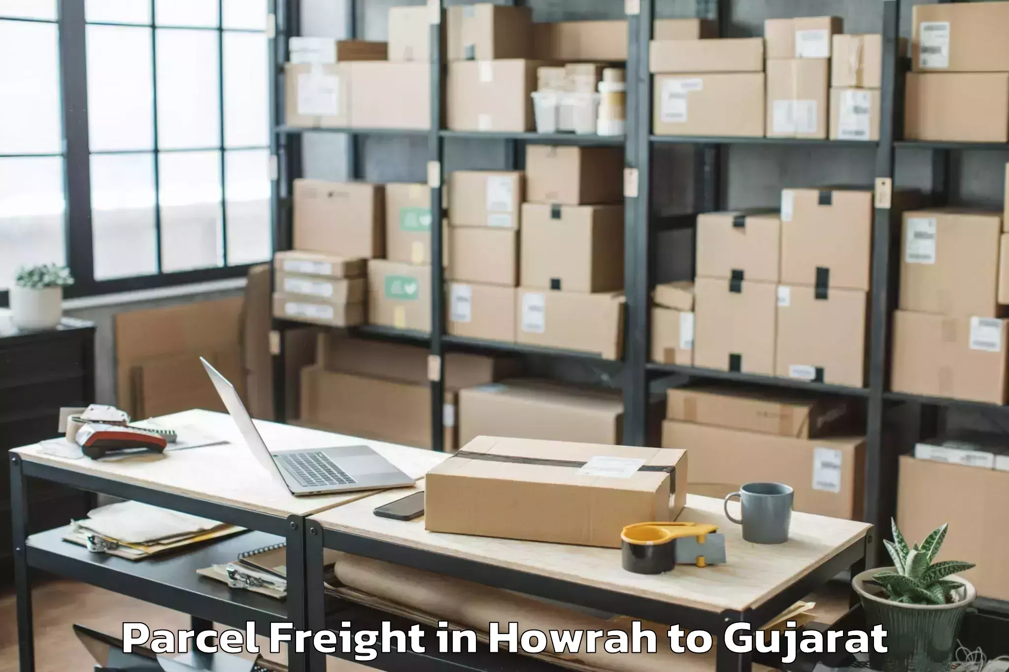 Professional Howrah to Palladium Ahmedabad Parcel Freight